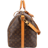 Louis Vuitton Monogram Canvas Keepall 55 Bandoulière Travel Bag