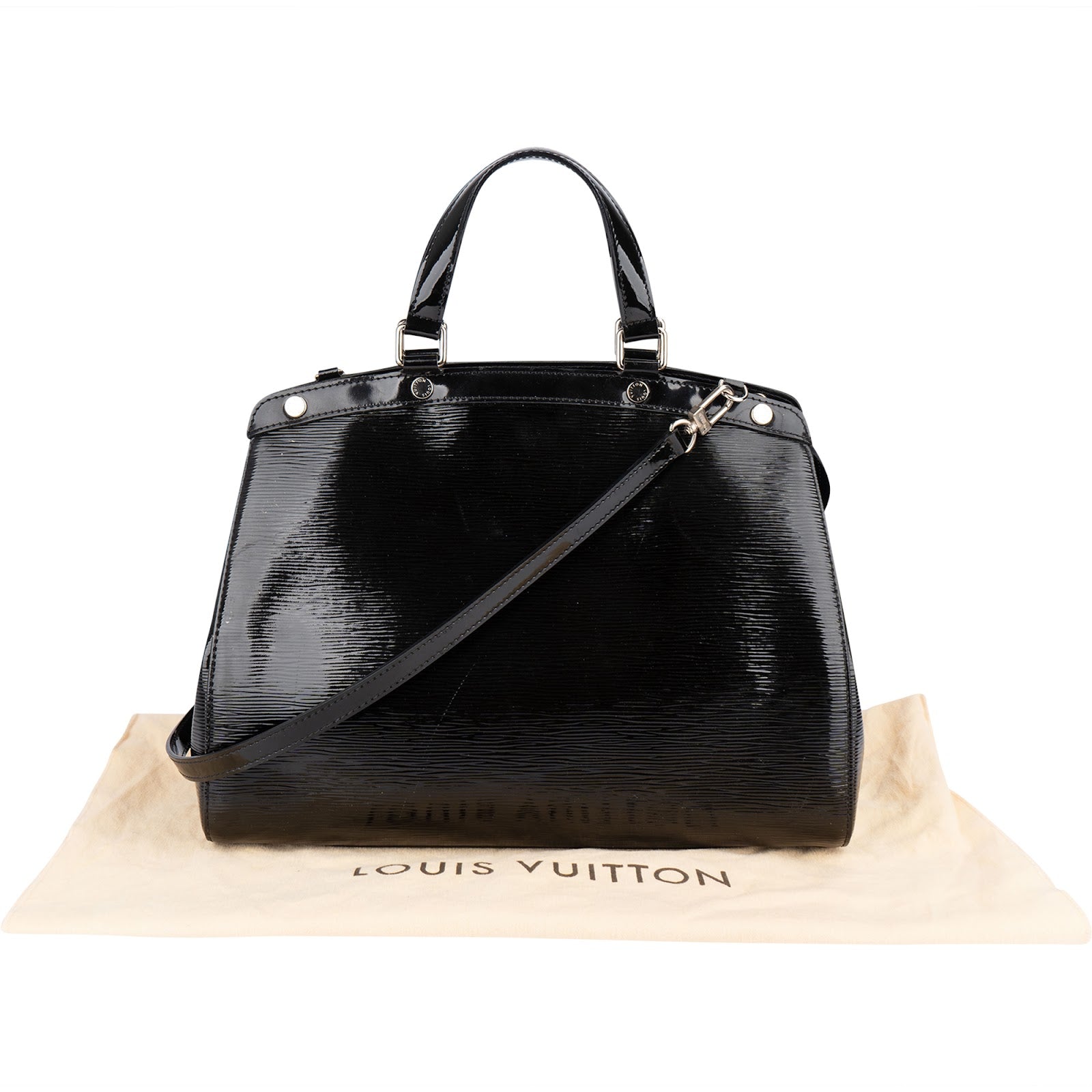 Louis Vuitton Epi Electric Patent Leather Brea MM Handbag xx maße - vintageandkickz