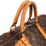 Louis Vuitton Monogram Canvas Keepall 55 Travel Bag