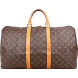 Louis Vuitton Monogram Canvas Keepall 50 Travel Bag