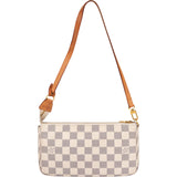 Louis Vuitton Monogram Damier Azur Canvas Pochette Accessoires Shoulder Bag