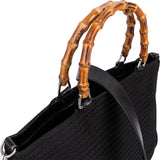 Gucci Bamboo Black Tote Handbag