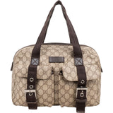 Gucci Monogram GG Canvas Diaper Bag Handbag