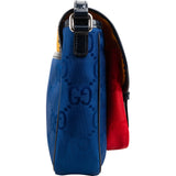 Gucci Monogram GG Plus Canvas Colorblock Messenger Shoulder Bag