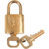 Louis Vuitton Classic Brushed Gold Lock Schloss Padlock