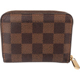 Louis Vuitton Monogram Damier Ebene Zippy Coin Wallet