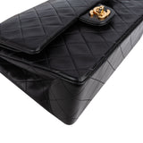 Chanel Quilted Lambskin 24K Gold Medium Double Flap Shoulder Bag