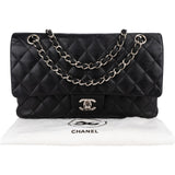 Chanel Quilted Lambskin Medium Double Flap Crossbody Bag