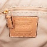 Coach Monogram Signature Pleated Hobo Shoulder Bag
