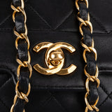 Chanel Quilted Lambskin 24K Gold Single Flap Crossbody Bag