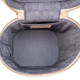 Chanel Stitching Tweed & Leather Vanity Case Crossbody Bag