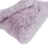 Yves Saint Laurent Shearling Puffer Envelope Clutch