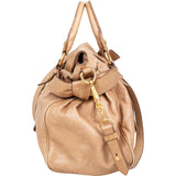Miu Miu Vitello Lux Bow Satchel Handbag