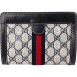 Gucci Monogram GG Supreme Canvas Vintage Web Parfums Pouch