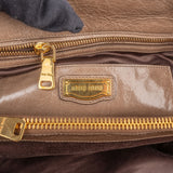 Miu Miu Vitello Lux Leather Tote Handbag