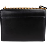 Saint Laurent Black Leather Sunset Medium Crossbody Bag