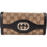 Gucci Monogram GG Canvas Interlocking GG Wallet