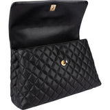Chanel Jumbo Caviar Leather Coco Handle Handbag