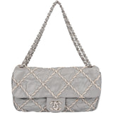 Chanel Leather Ultra Stitch Single Flap Shoulder Bag