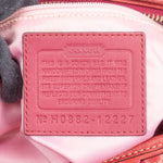 [🔄️B07 / F41] Coach Monogram Signature Canvas Pleated Hobo Shoulder Bag - vintageandkickz