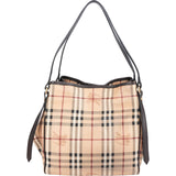 Burberry Haymarket Check Tote Shoulder Bag