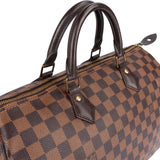 Louis Vuitton Monogram Damier Ebene Speedy 35 Handbag
