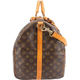 Louis Vuitton Monogram Canvas Keepall 60 Bandoulière Travel Bag
