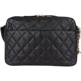 Chanel Quilted Lambskin CC Multi-Pocket Camera Crossbody Bag