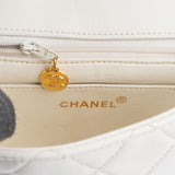 Chanel Quilted Lambskin Small 24K Gold Single Flap Crossbody Bag