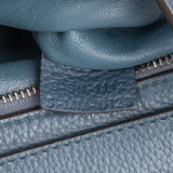 Céline Suede Bicolor Leather Trapeze Handbag
