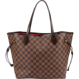 Louis Vuitton Monogram Damier Ebene Neverfull MM Shoulder Bag