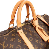 Louis Vuitton Monogram Canvas Keepall 55 Bandoulière Travel Bag