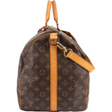 Louis Vuitton Monogram Canvas Keepall 55 Bandoulière Travel Bag