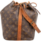 Louis Vuitton Monogram Canvas Sac Noé Petit Shoulder Bag