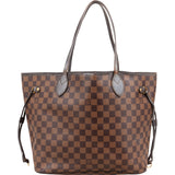 Louis Vuitton Monogram Damier Ebene Neverfull MM Shoulder Bag