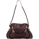 Chloé Leather Large Paraty Shoulder Handbag