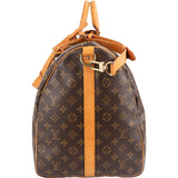 Louis Vuitton Monogram Canvas Keepall 60 Bandoulière Travel Bag