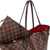 Louis Vuitton Monogram Damier Ebene Neverfull MM Shoulder Bag
