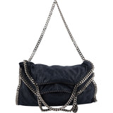 Stella McCartney Shaggy Falabella Fold Over Tote Hobo Shoulder Handbag