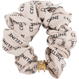 Triomphe Celine Print Scrunchie Bracelet Hair Accessory