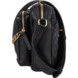 Chanel Quilted Lambskin CC Multi-Pocket Camera Crossbody Bag