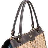Gucci Monogram GG Canvas Abbey D-Ring Satchel Handbag