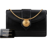 Yves Saint Laurent Calfskin Vintage Sun Medallion Envelope Flap Shoulder Bag