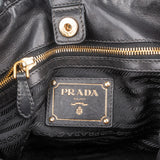 Prada Soft Calf Leather Gaufre Satchel Handbag