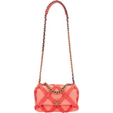 Chanel 19 Frayed Canvas Single Flap Crossbody Bag