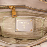 Prada Beige Tessuto Gaufre Tote Handbag