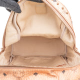 MCM Visetos Monogram Metallic Stark Studded Backpack