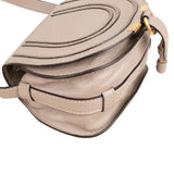 Chloé Grained Leather Marcie Saddle Small Crossbody Bag