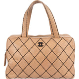 Chanel Stitching Leather CC Handbag