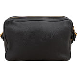 Prada Black Vitello Daino Leather Camera Crossbody Bag 1BH079